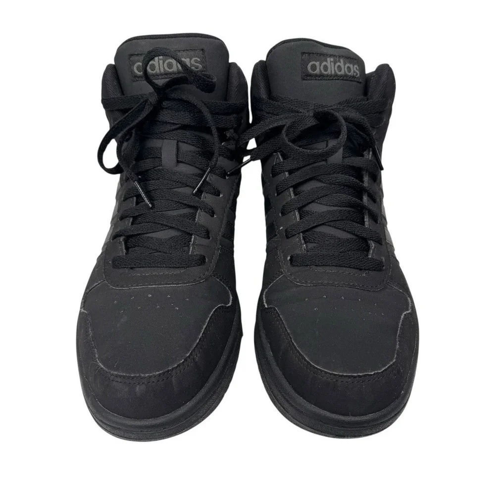 Adidas Mens Hoops 2.0 Mid FV7229 Black Shoes Sneakers Size 11